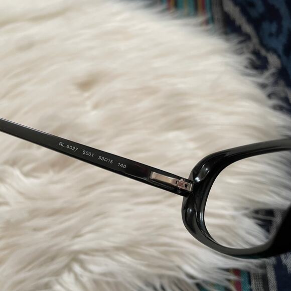 Ralph Lauren prescription eyeglasses FRAMES RL 6027 FLAWED Bayonetta glasses - Picture 6 of 6